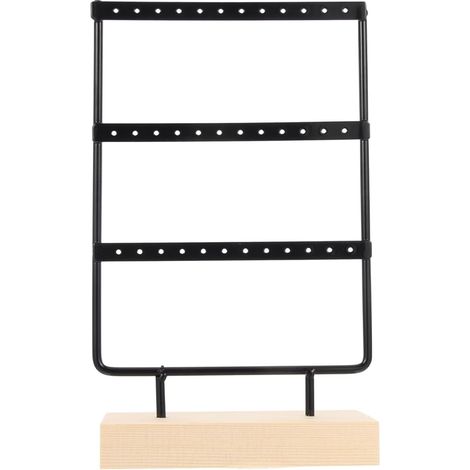 Porte-Bijoux Délicat Présentoir Boucle D'Oreille Pour Organiser Boucles D'Oreilles Bijoux Cristaux Et Petits Articles 24.80 X 15.00 X 3.50 Cm Pour Vitrine Bureau Maison (1/5)