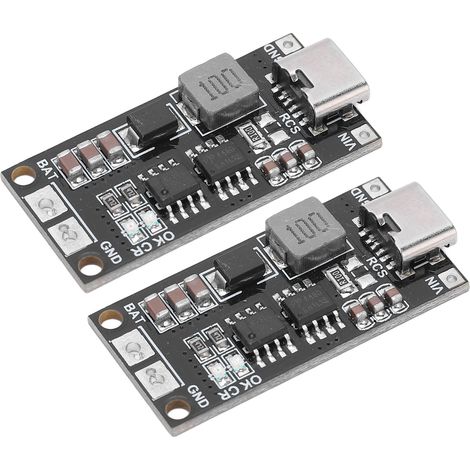 2 Stück Akkulademodul 4S Typ C – 16,8 V Boost-Lithium-Akkuladeplatine für Akkuladegerät 1 A (1/5)