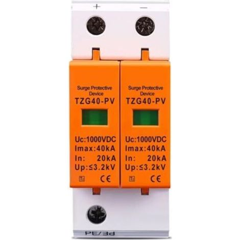 Parasurtenseur domestique DC SPD 1000 V 20 kA 40 kA, parafoudre basse tension, 1 pièce (1/4)