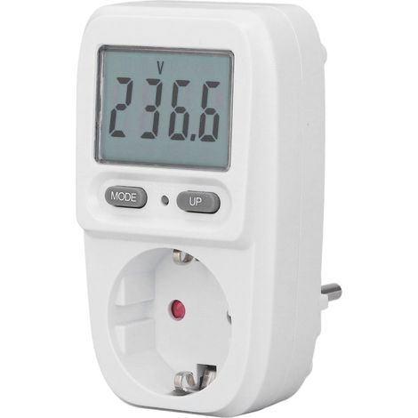 Intelligente Steckdose mit digitalem Spannungsmesser, Volt-Tester, Monitor, Voltmeter für DE-Stecker, 230 V, für Zuhause (1/5)