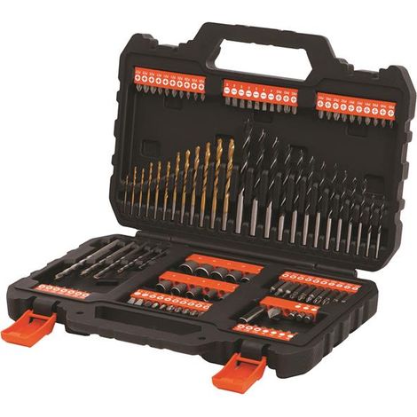 BLACK + DECKER A7200-XJ A7200 Mixed Drilling and Screwdriving Set 109 Piece B/DA7200