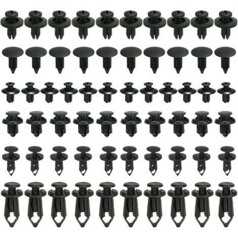 YMYNY Clips Voiture, 190 Pièces Rivet Clips Plastique Rivets Plastiques Fixation de Protection avec D (1/5)