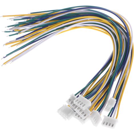 10 STK 4 Pin Mini Micro JST XH 2,54 mm 24AWG connettori con cavo 200 mm