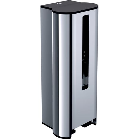 Support de papier toilette SYSTEM 2 pour trois rouleaux, verrouillable, chromé (1/2)