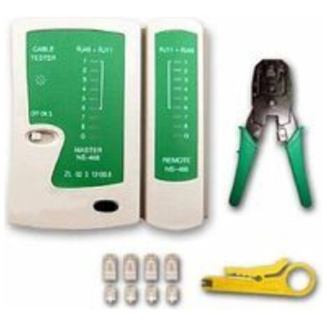 Pince et testeur de câble réseau RJ45, RJ11 et RJ12 (1/5)