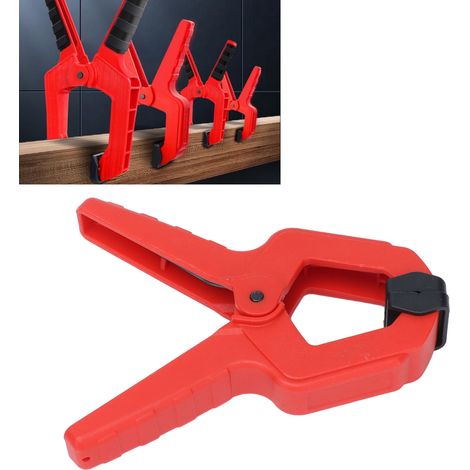 Pince à ressort robuste de 5 cm (2 pouces) en plastique pour le travail du bois, pince extra large de type A, pince à ressort pour le travail du bois (1/5)