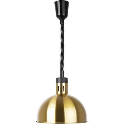 Lampe chauffante rétractable acier finition dorée 250 W, 220 V - MONO (1/3)