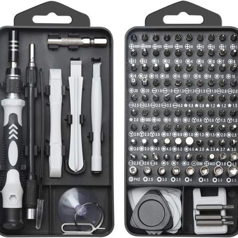 Jeu d'embouts de précision, mini tournevis de précision portable 122 en 1 (1/5)