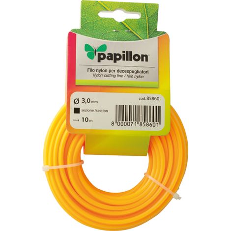 FILO DECESPUGLIATORE NYLON QUADRO 3mm x 10mt