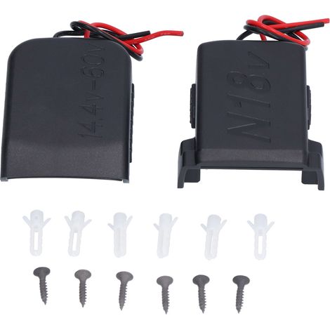Adaptateur secteur pour batterie avec connecteur d'alimentation et câble de calibre 14 pour Milwaukee M18 18V (1/5)