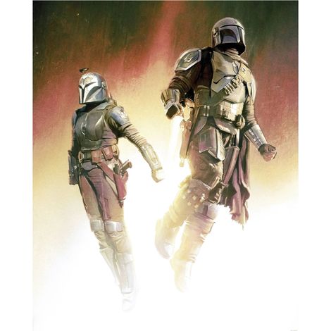 Komar Wandtapete - Star Wars The Mandalorian Flight - 250 x 200 cm - Vlies (1/3)