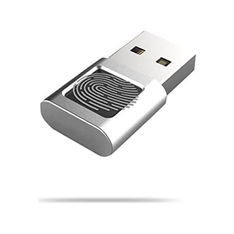 Mini Lecteur D'empreintes Digitales USB pour Ordinateur Portable, Lecteur D'empreintes Digitales Capteur D'empreintes Digitales, Verrous de Sécurité Biométriques pour 10/11/32/64 (1/5)