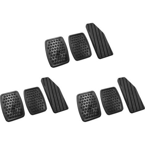 Juego de 9 piezas de almohadillas de goma y cubiertas para pedales de acelerador, embrague y freno de coche Swift 49451-60B00 (1/4)