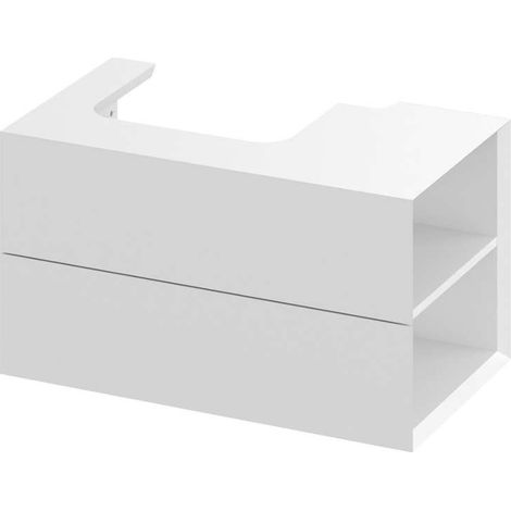 Ravak Lite - Waschtischunterschrank 80x45x43 cm, 2 Schubladen, weiß glänzend X000001885 (1/5)