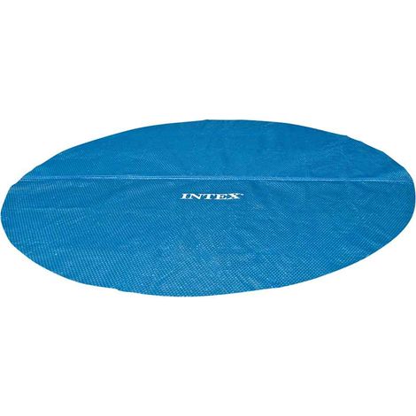 Solar Poolabdeckung Blau 348 cm Polyethylen INTEX
