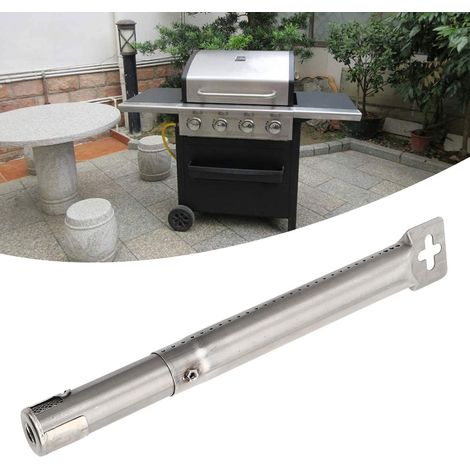 Lot de 4 tubes de rechange pour brûleurs, grille d'angle, accessoires de four en acier inoxydable, longueur réglable (1/5)