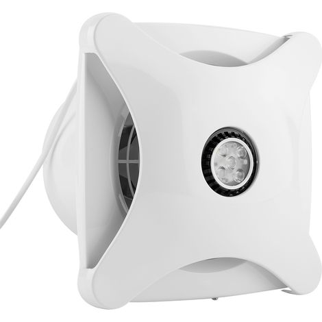 Ventilateur extraction mural LED ventilation salle de bain habitat (1/5)