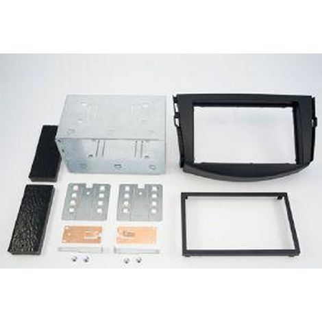 Kit facade Autoradio Fa204B compatible avec Toyota Rav4 06-13 2Din Noir