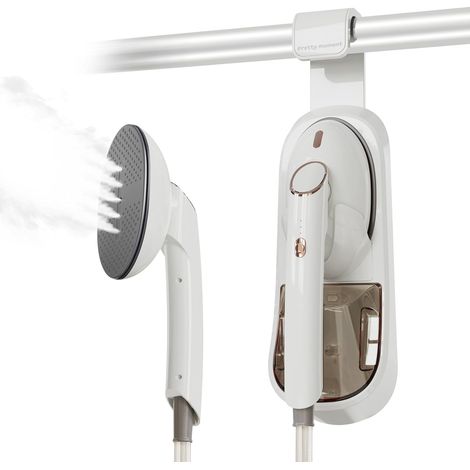 Generador de vapor potente y versátil para el hogar y la oficina, plancha de suela grande de 1500 W, depósito de agua extraíble de 400 ml, vaporizador de ropa. (1/5)