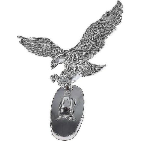 Ornement chromé pour capot avant de voiture, emblème 3D ange aigle