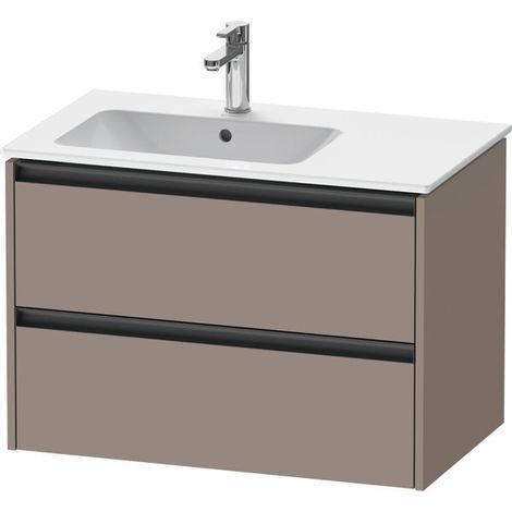 Duravit Ketho.2 Waschtischunterbau wandhängend, 2 Schubkästen, (1/2)