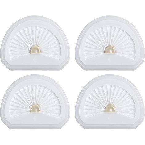 Lot de 4 filtres d'aspirateur à main compatibles avec Black et Decker VLPF10 Filtre de rechange et aspirateur à main Dustbuster HLVA315J HLVA320J00 N575266, remplace la pièce N600601