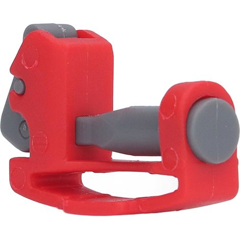 Staubsauger-Auslösesperre, Ein-/Ausschalter, kompatibles Zubehör V6 V7 V8 V10, rotes Gehäuse, grauer Stiel (1/5)