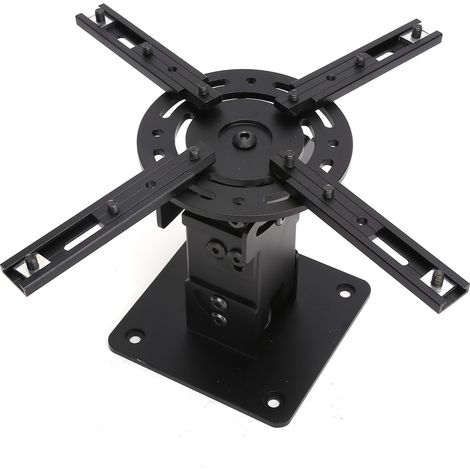Deckenhalterung für Projektoren aus Aluminiumlegierung mit 360°-Drehung und 4 verstellbaren Armen (1/5)