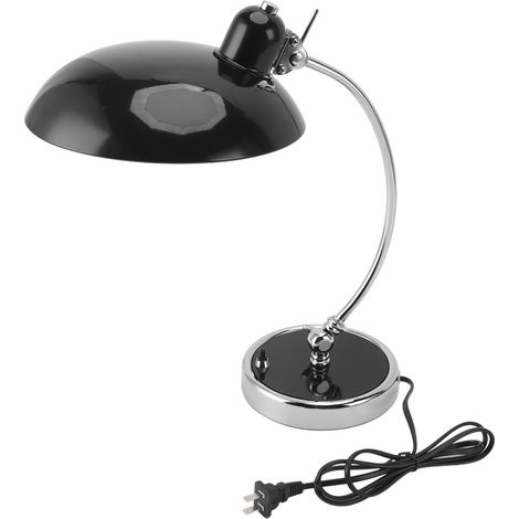 Ortviai Lampe de bureau nordique en métal avec bras réglable – lecture moderne, E27/E26 (1/5)