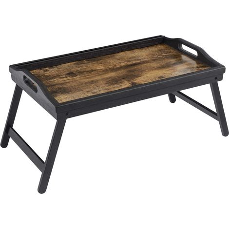 Table de Lit Pliable, avec Rainure pour Téléphone, 50 x 30 cm (1/5)