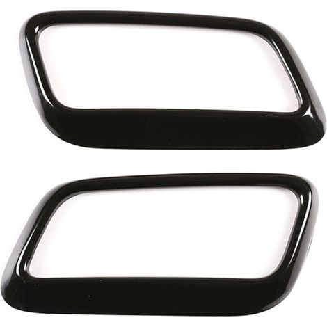 Garniture de silencieux d'échappement pour voiture Sport 2018-2022, cadre simple, noir brillant (1/4)
