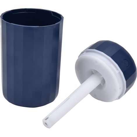 260-ml-Auto-Luftbefeuchter mit Sternentreppen-Design, 2 Geschwindigkeitsstufen, LED-Beleuchtung, USB-Anschluss, blau (1/5)