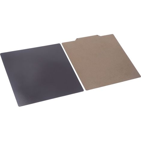 Plateforme d'impression en acier à ressort, plateforme d'impression PEI en fibre de carbone lisse avec feuille magnétique souple, 310 x 310 mm (1/5)