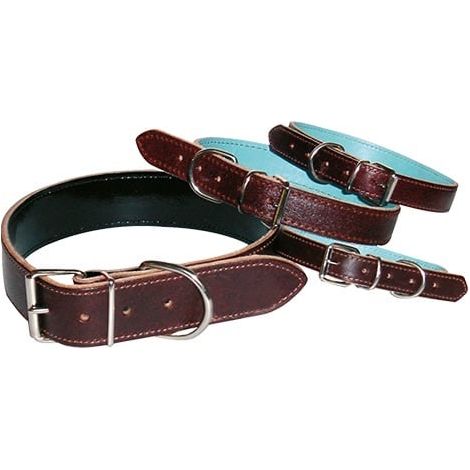 Collari in cuoio per cani - Misure mm. 25x550 Conf. 3 Pz