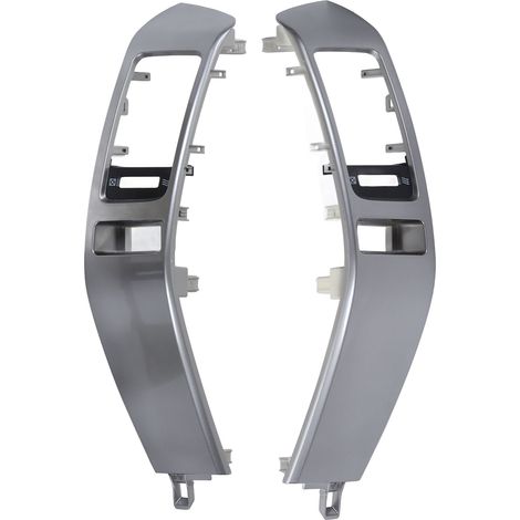 [Habillage Éventilation Climatisation] + [Renforcement Commande] + [pour Land Cruiser Prado 2003‑2009 (Série J120)] + [2 Pièces ABS Noires] (1/5)