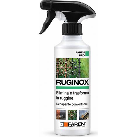 Convertitore di Ruggine Faren Ruginox Spray 250 ml rimuove ossidazioni (1/5)
