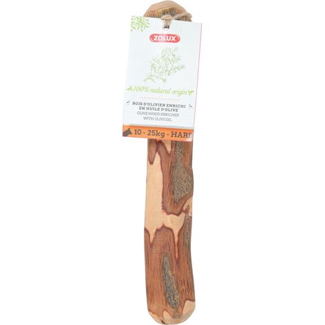 Jouet à mâcher 100% naturel Bois d'olivier Taille M (1/2)