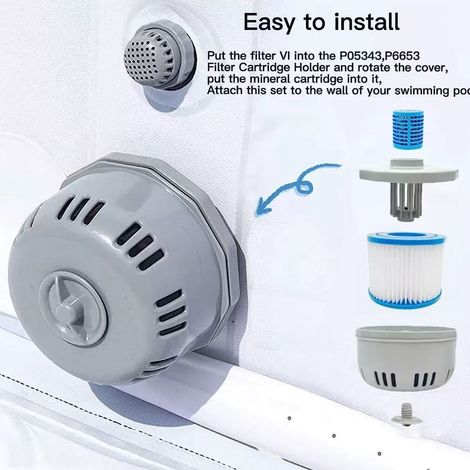 Pool filter support P6653, filter cotton for Lay-Z-spa Miami 54123 pool (featured product) (1/5)