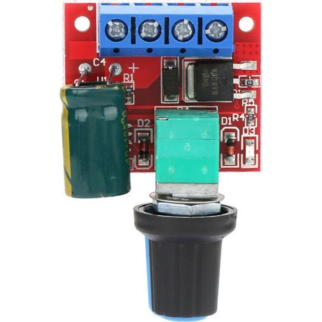 DC motor controller, adjustable potentiometer, LED dimmer, reverse polarity protection, PWM for electrical (1/5)