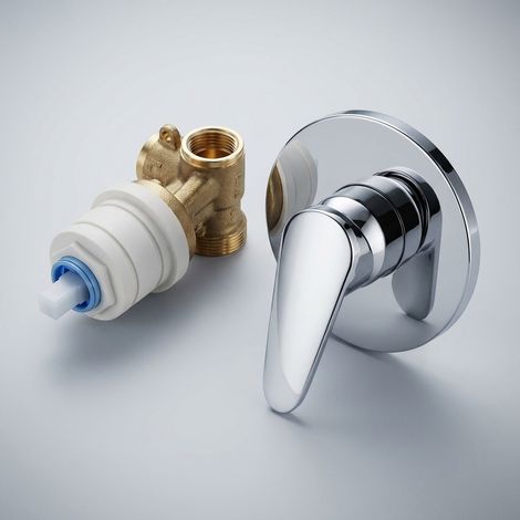 Miscelatore doccia ad incasso e a parete Dynamic S