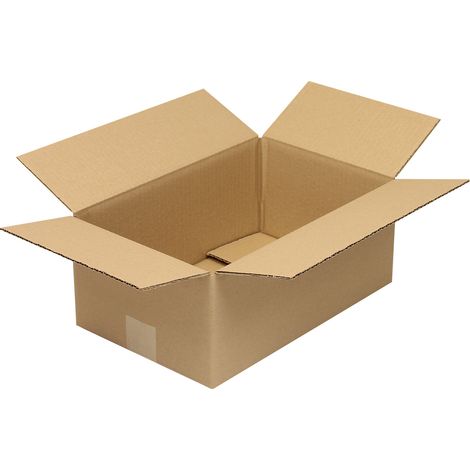 Faltkarton 1-wellig Höhenrillung Maße 305x215x160mm A4 Qualität 1.20 B braun braun (1/2)