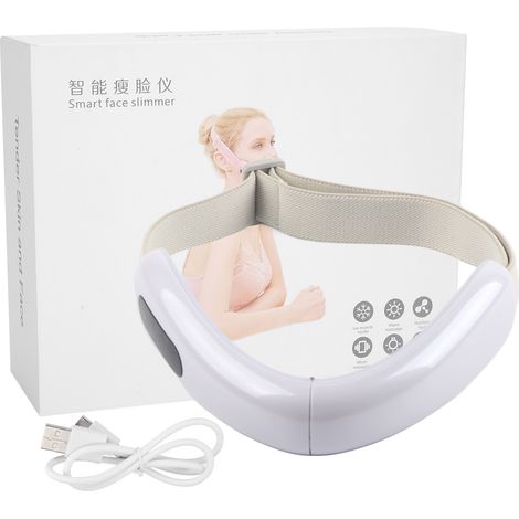 Appareil Ultrasonique de Lifting du Menton - Machine de Modelage Visage V à Usage Domestique (Blanc) (1/5)