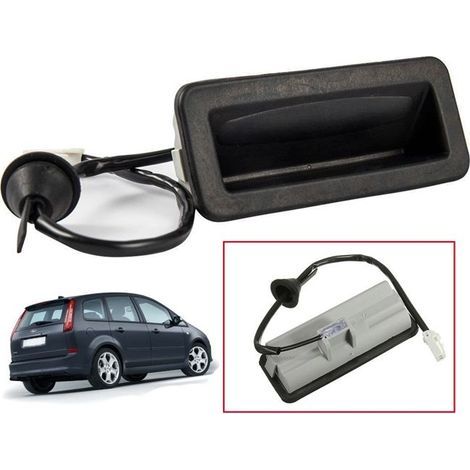 Bouton Contacteur Poignée Extérieure d'Ouverture de Coffre Hayon Arrière compatible avec FOCUS II FOCUS C-MAX - 1346324 1301407 (1/4)