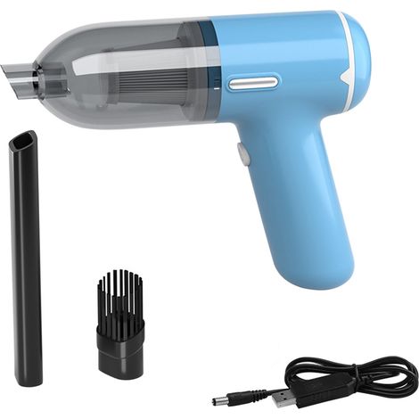 Aspirateur Portable Sans Fil - Aspirateur Humide Et Sec - 5000 Pa - 120 W - Batterie 1800 mAh - Pour Voiture Et Intérieur - 1 Pièce (1/5)