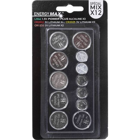 Set di 12 batterie a bottone - 5five (1/5)