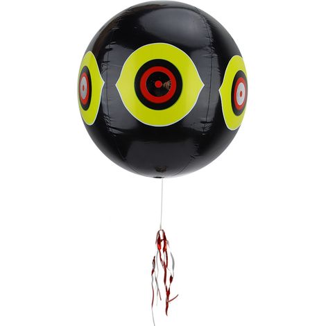 Terror Aufblasbarer Vogelscheuchenballon, Vogelabwehrballon (Schwarz) (1/5)