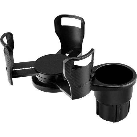 Porte-gobelet pour voiture double - Porte-gobelet pour rallonge de tasse Hydro-Flask réglable et extensible Convient aux grandes Boîteilles d'eau (1/5)