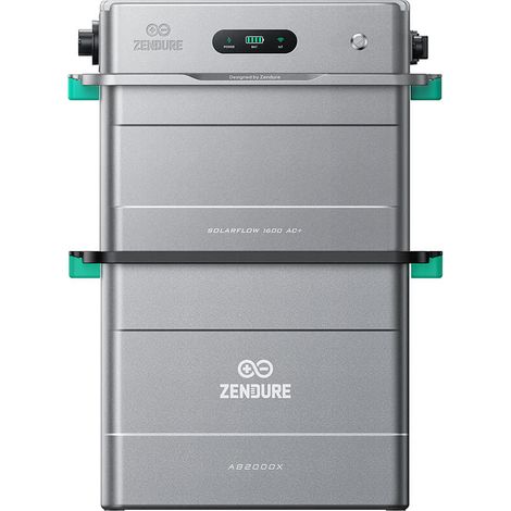Zendure SolarFlow 1600 AC+ – Balkonkraftwerk mit Speicher, 1600W AC bidirektional, 1,92 kWh Akku, erweiterbar bis 11,52 kWh, Plug & Play, IP65, mit AB2000L