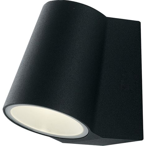"Applique LED SINTESI in alluminio nero 6W 4000K (Luce naturale)"