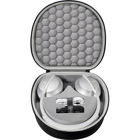 Estuche inteligente compatible con altavoces BOSE 700 y nc700: Estuche rígido, funda de transporte y bolsa de almacenamiento, negro. (1/4)
